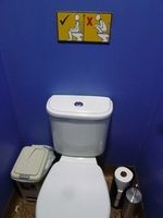 WC mit Bedienungsanleitung
